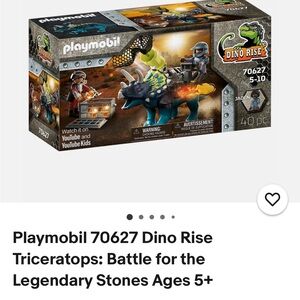 Playmobil 70627 Dino rise triceratops